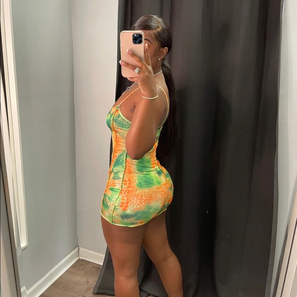 Neon Python Dress - Picture 2 of 2